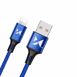 USB laidas Wozinsky WUC-L2BE mėlynas Lightning 200cm