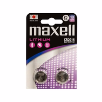 MAXELL ličio baterija LITHIUM CR2016 2 vnt. 3V