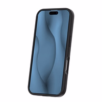 Silikoninis Thin Mag dėklas for iPhone 16 Pro Max 6,9" juodas