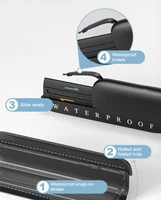 Atsparus vandeniui dėklas - Tipas 3 violetinis-baltas (230x118 mm)