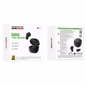 Borofone TWS Bluetooth наушники BW97 Clear черные