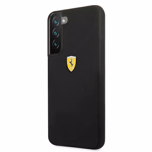 Ferrari FESSIHCS22MBK S22+ S906 juoda/juoda kietas dėklas On Track Silicone
