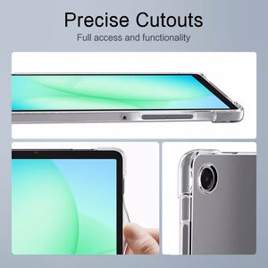 "Tech-Protect FlexAir" dėklas "Samsung Galaxy Tab A9 / A11" - skaidrus