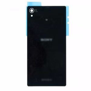 Задняя крышка для Sony Xperia Z3+ E6553 с наклейкой чёрная HQ