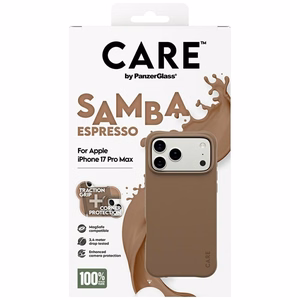 CARE by PanzerGlass Madingas Samba Magnetinis dėklas telefonui iPhone 17 Pro Max - Rudas