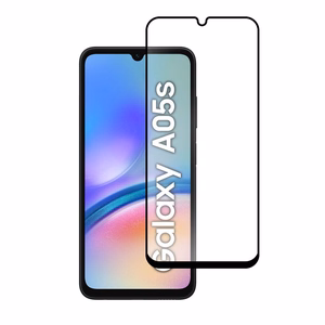 Apsauginis stiklas Blue Star - SAMSUNG A05s viso ekrano (su rėmeliu, mažo dydžio) - juodas