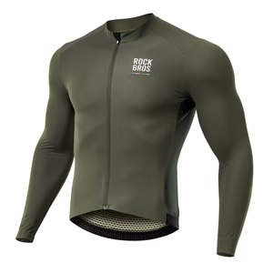 Rockbros 15220003002 ROAD TO SKY men's long sleeve cycling jersey S - green