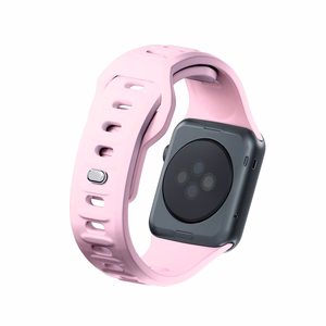 42/44/45/46/49 mm Powder Pink (big) - 3mk Silicone Watch Strap for Apple