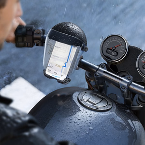 Joyroom JR-ZS526 dviračio laikiklis su saulės skydeliu automatinis juodas