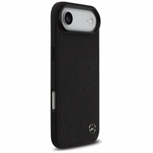 Mercedes Odinis Didelis Laurel Lapų Magnetinis dėklas telefonui iPhone Air - juodas