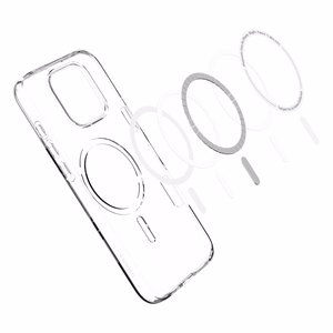 Spigen Liquid Crystal Mag Magnetinis dėklas iPhone 16 Pro - skaidrus