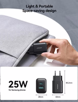 Įkroviklis Joyroom (JR-TCF13) (1xUSB-C; 1xUSB; 3A 25W) juodas