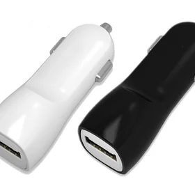 Automobilinis įkroviklis Tellos su USB jungtimi (dual) (1A+2A) juodas
