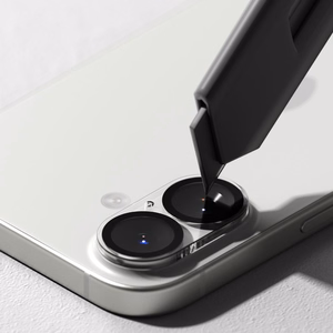 Ringke pilnas kameros dangtelio 2 dalių rinkinys iPhone 17 - juodas