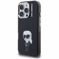 Karl Lagerfeld IML Aquarelle Karl & Logo MagSafe deklas iPhone 16 Pro Max - juodas