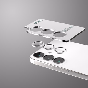 Etteri kameros objektyvo apsauga skirta Samsung S26 Plus sidabrinė