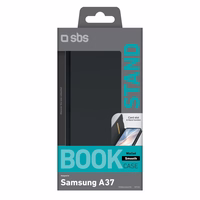 SBS Wallet Smooth dėklas Samsung Galaxy A37 su atvartu - juodas