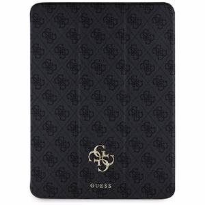 Guess GUFC13RM24PS4SGK iPad Air 13" 2024 juodas/juodas Magnetinis 4G Didelis Logotipas