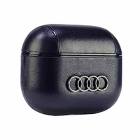 Audi odinis dėklas su dideliu logotipu AirPods 3 - juodas