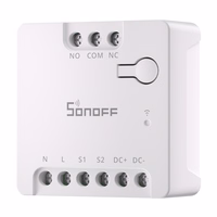 SONOFF MINI-D išmanusis WiFi Matter jungiklis (AC/DC 12-48V, sausas kontaktas)