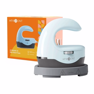 HTVRONT HPM02 Mini4 Heat Transfer Press (Light Blue)