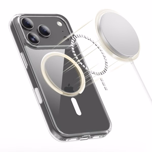 Tech-Protect Flexair Hybrid CC MagSafe dėklas iPhone 17 Pro Max skaidrus