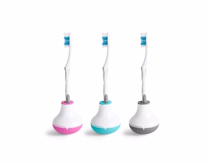 Quirky Bobble Brush dantų šepetėlio laikiklis, mėlynas