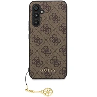 Guess GUHCS23FEGF4GBR S23 FE S711 rudas/rudas kietas dėklas 4G žavesio kolekcija