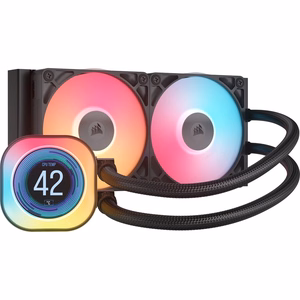 CORSAIR iCUE LINK TITAN 240 RX LCD vandeninis aušintuvas