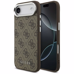 Guess 4G Classic Logo Magnetinis dėklas telefonui iPhone Air - ruda