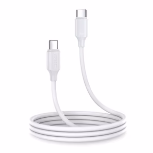 USB kabelis Joyroom S-CC060A9 Type-C to Type-C 60W 1.0m baltas