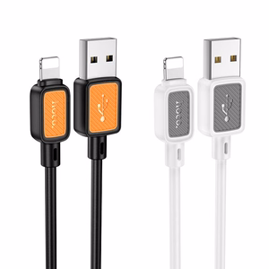 Kabelis USB A į Lightning Hoco 2,4A 1 m X108 baltas