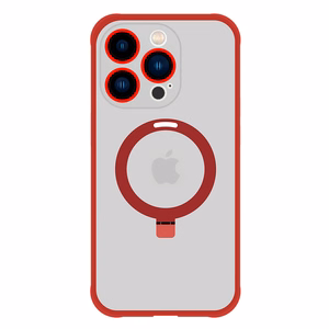 Tel Protect Magiškas Magnetinis Dėklas su stovu Iphone 13 Pro Max raudonas