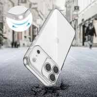 Tech-Protect FlexAir dėklas telefonui iPhone 17 Pro Max - skaidrus