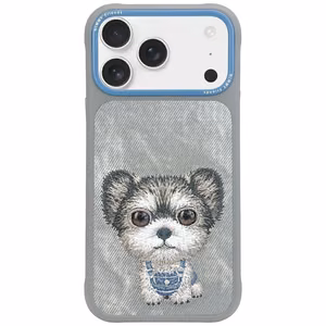 Nimmy Big Eyed Pet 2.0 Šuns dėklas telefonui iPhone 17 Pro Max - pilka