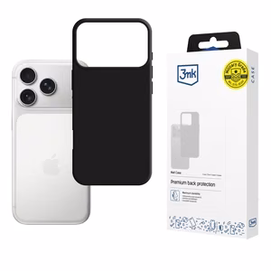 Dėklas 3mk Matt Case Apple iPhone 17 Pro Max juodas