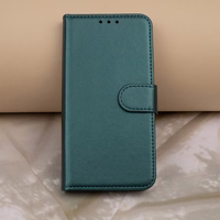Smart Classic dėklas telefonui Xiaomi Redmi Note 13 5G (global) tamsiai žalias
