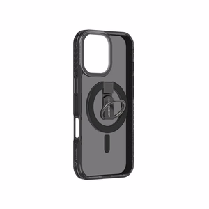 AmazingThing Titan Pro Grip Ring rinkinys dėklas telefonui iPhone 17, suderinamas su MagSafe - juodas