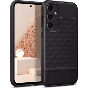 Caseology Parallax dėklas telefonui Samsung Galaxy S23 FE - matinė juoda