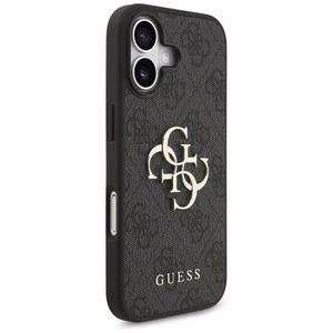 Guess 4G Didelio logotipo dėklas telefonui iPhone 17 - juodas