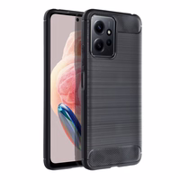 CARBON dėklas telefonui XIAOMI Redmi Note 12 5G juodas