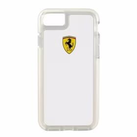 Ferrari kietasis dėklas FEGLHCP7TR iPhone 7/8 SE 2020 / SE 2022 skaidrus atsparus smūgiams