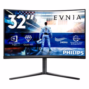 Philips Evnia 5000 32M2C5500W/00 monitorius 80 cm (31,5") 2560 x 1440 pikselių Quad HD LCD juodas