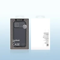 Nillkin CamShield Pro Magnetinis dėklas iPhone 14 Plus dėklas su kameros apsauga juodas (su MagSafe)