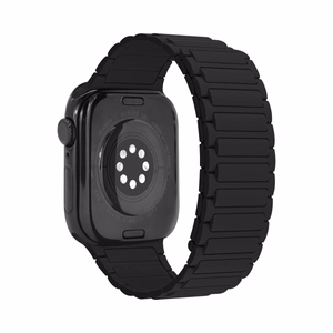 Mobilize silikoninis laikrodžio dirželis - magnetinis - Apple 38/40/41mm - juodas