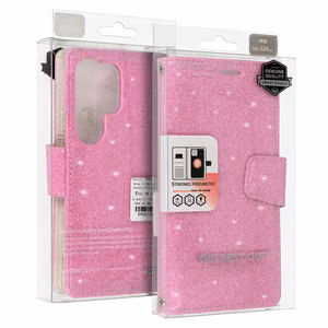 Glitter Magsafe Dėklas telefonui Samsung Galaxy S24 Plus rožinis