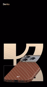 "Benks" magnetinis šarvas Air Armor Grid Kevlar korpusas su metaliniu rėmeliu 600D (0069), skirtas Iphone 17 Pro orange