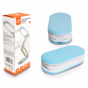 Collapsable LED desk Lempa 10W, 3000/4500/6000K, 1200mAh, mėlynas, LTC
