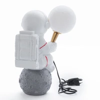 Moon table lamp ASTRONAUT sitting Art Deco (model 4) AMTL