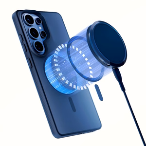 "3mk Smoke MagCase" dėklas, skirtas "Samsung Galaxy S26 Ultra" - pilkas permatomas